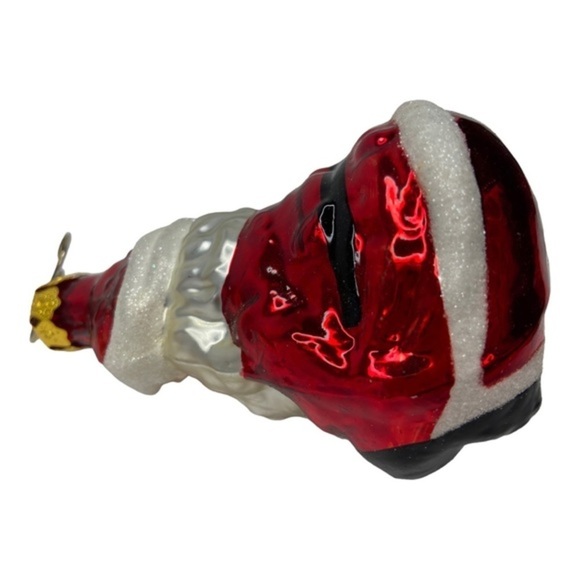 Hand Crafted 4” Santa Claus Christmas Tree Ornament Made In Poland Hand Painted - Picture 5 of 9